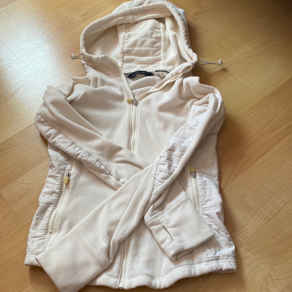 abercrombie fleece zip up